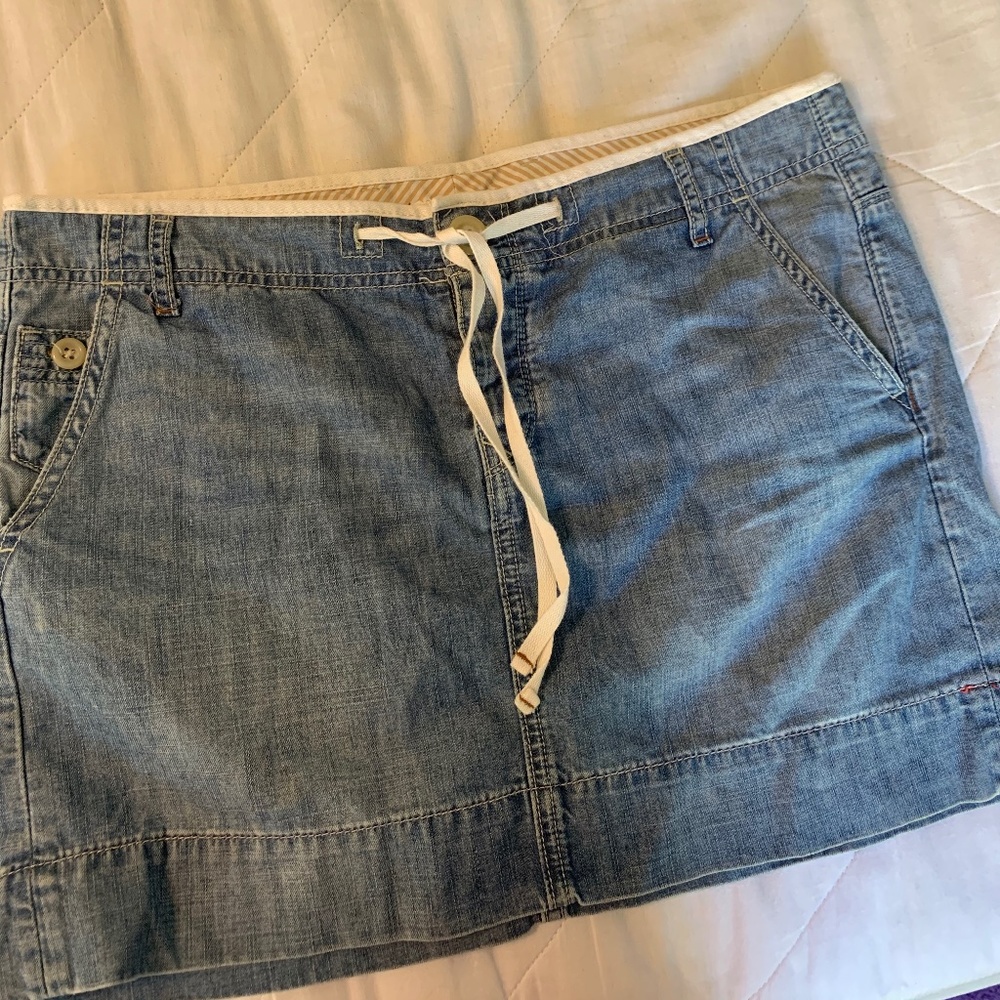 OLD NAVY/GAP  RARE, VINTAGE, DENIM LACE JEAN SKIRT
